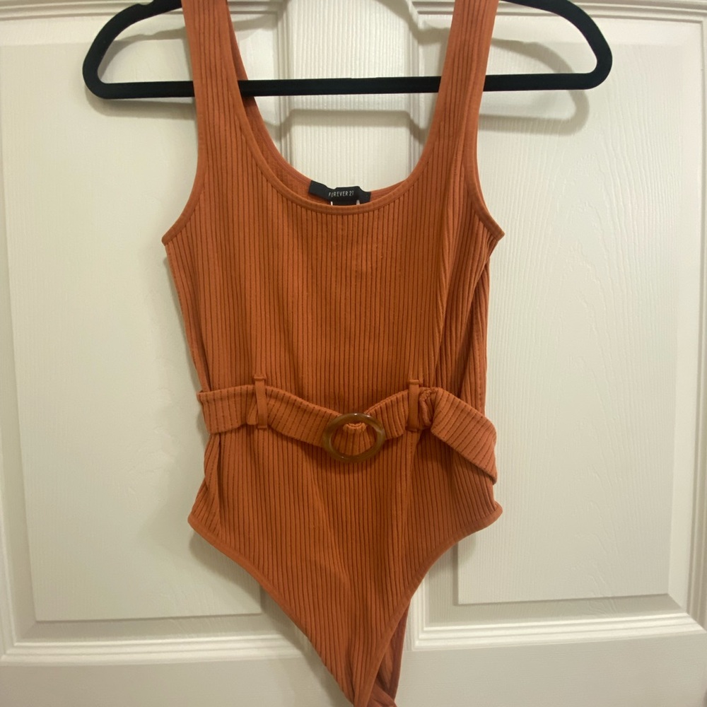 Burnt orange bodysuit